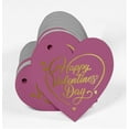 thumbnail image 3 of Inkdotpot Gold Foil Paper Hang Tags Happy Valentine's Day Valentine Favor Tags 100 Pieces, 3 of 6