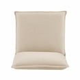 thumbnail image 2 of Linon Kenny Pillow Chair, Beige Sherpa, 2 of 9