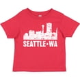 thumbnail image 3 of Inktastic Seattle Skyline Grunge Boys or Girls Toddler T-Shirt, 3 of 5