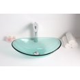 thumbnail image 5 of ANZZI Tale 20.625" Tempered Glass Vessel Bathroom Sink in Lustrous Green, 5 of 6