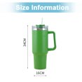 thumbnail image 2 of 1pcs Portable Insulation Cup Stainless Steel Straw Cup Straw Popsicle Cup Car Portable Insulation Cup, 2 of 6