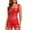 Red, variant on Women's Hollow Lace PU Leather Strap Corset Bustier, Tight Full Bust Waist Sculpting Camisole Tank Top Body Shaping Shapewear Red XXXXXL