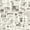 Black, variant on Chesapeake Adamstown Black Newspaper Prepasted Non Woven Blend Wallpaper, 20.5-in by 33-ft, 56.4 sq. ft.