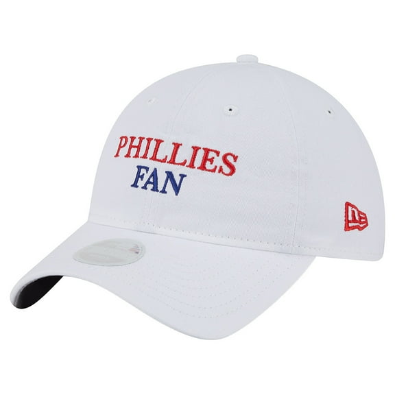 Women's New Era White Philadelphia Phillies Team Fan 9TWENTY Adjustable Hat