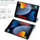thumbnail image 5 of Funda para iPad 10.2 iPad 9.ª generación 2021/iPad 8.ª generación 2020/iPad 7.ª generación 2019, carcasa trasera rígida con soporte delgado, funda protectora inteligente para iPad de 10,2 pulgadas, 5 of 8