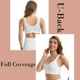 thumbnail image 3 of 3PCS Premium Bra for Senior, Breathable Front Closure Bra for Elderly Women Seniors, 3 of 5