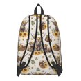 thumbnail image 3 of Highland Cow and Sunflower Print Backpack for School, Cute School Bag with Adjustable Shoulder Straps and Padded Back, 15.7"x11.8"x5.5", 3 of 5
