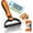 Orange, variant on 2026 New Double-Sided Deshedding Dematting Tool, Undercoat Rake for Dogs & Cats, Extra-Wide Dog Grooming Brush & Deshedder Comb for Long Hair (Blue)