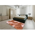 thumbnail image 4 of Ahgly Company Indoor Rectangle Patterned Grapefruit Red Area Rugs, 2' x 5', 4 of 6