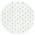 thumbnail image 2 of SAFAVIEH Berber Caymen Polka Dot Shag Area Rug, Beige/Gray, 3' x 3' Round, 2 of 11