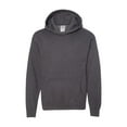 thumbnail image 2 of Gildan - Heavy Blend Youth Hooded Sweatshirt - 18500B - Dark Heather - Size: XS, 2 of 3