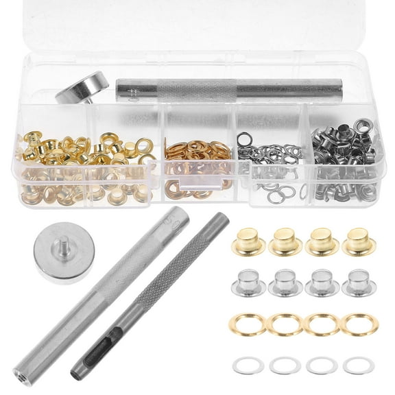 ETHZZLE 1 Set Metal Eyelet Grommets Kit for Diy Projects Crafts by Handyman