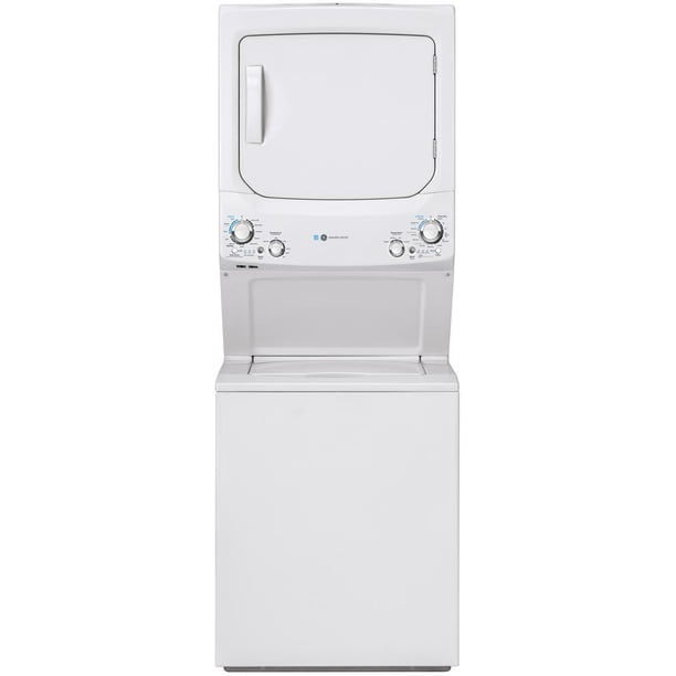GE GUD27EESNWW 27 Inch Electric Laundry Center with 3.8 cu. ft. Washer