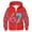 Red, variant on 67 shirt G'irls Cartoon Print Hooded Zip Up Jacket Long Sleeve Athletic Outerwear For K'ids Casual Warm Lined Coat