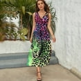 thumbnail image 5 of Animal Print Patterns Sleeveless Dress Female Clothing Dress Women Summer 2025 Dress, 5 of 7