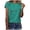 00-Green1036, variant on Womens Smile Letter Graphic T Shirt Short Sleeve Crew Neck Casual Soft Tshirt,Black