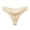Beige, variant on Xijirk Women Panties Thong with Seamless Wide Waist Band V Cut Front Soft Stretchy Close Fit for Daily Night Out Party Wear,Beige,M