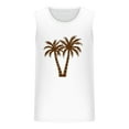 thumbnail image 4 of cllios Men's Hawaiian Graphic Tank Tops Tropical Print Crewneck Sleeveless Vacation Shirt Undershirts Palm Tree Hawaii Beach Top Workout Tank Top for Men, 4 of 5