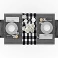 thumbnail image 3 of Classic Black And White Plaid Table Runners For Wedding Party Decoration Modern Table Runner Rustic Wedding Decor For Home, 3 of 5