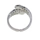 thumbnail image 5 of de de imitación plateado 1PCS con s ajustables de base Zulema Anillo de perlas de Rhinestone, 5 of 8