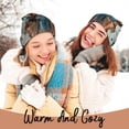 thumbnail image 4 of Lsque Butterfly and Bloom Beauty Pattern Knitted Beanie, Unisex Winter Hat, Knit Hat Winter Beanies Thick Fisherman Beanies Cuffed Plain Skull Caps, 4 of 6