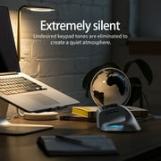 ZELOTES F-26C Rechargeable display dual-mode wireless with silent 2.4GHz BT gray