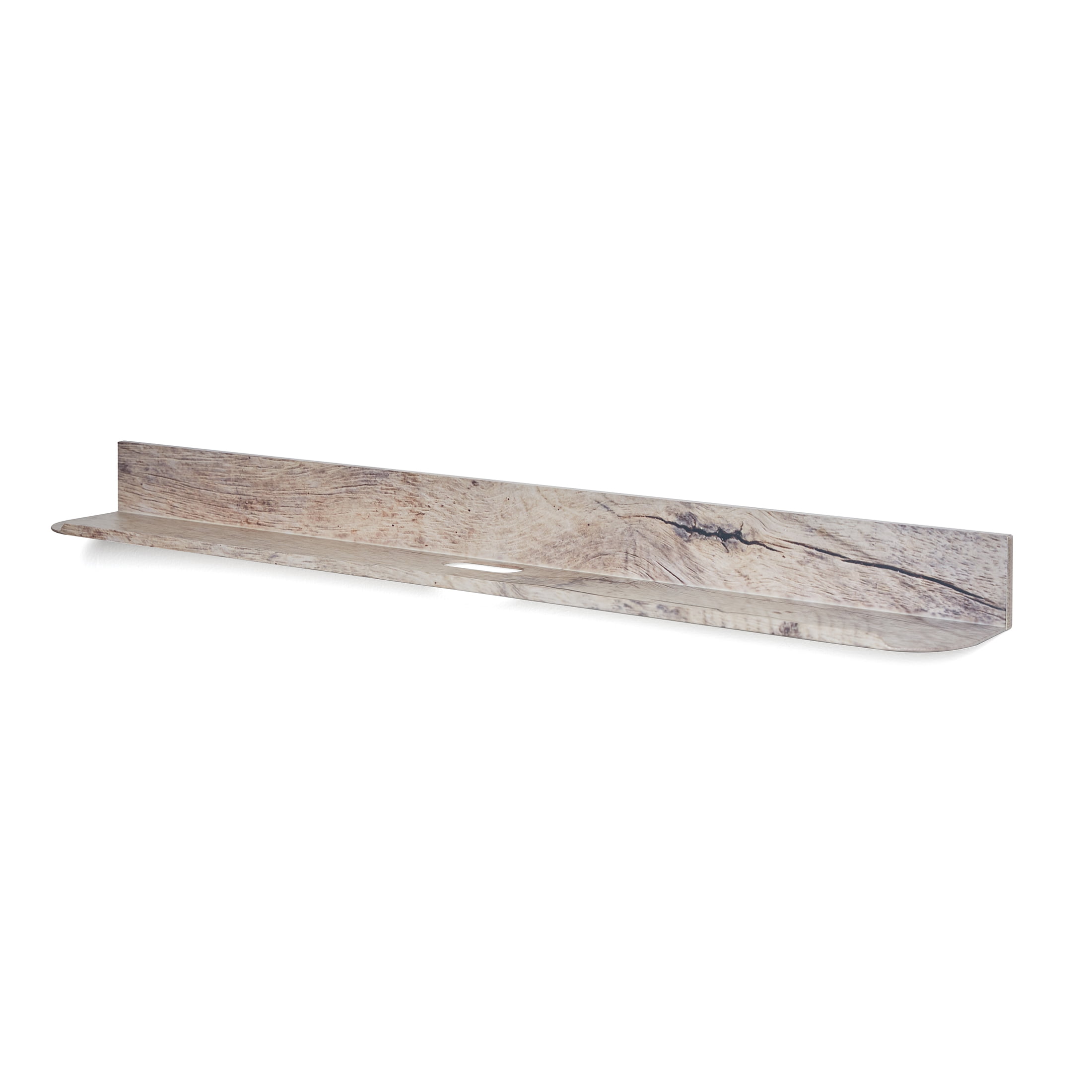 Hangman No Stud Sound Bar Shelf - SBS32-DW - 32" - Solid Aluminum with Durable Distressed Wood Dye Sublimation Finish