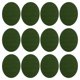 thumbnail image 1 of Kit de Parche Ovalado Termoadhesivo Uxcell para Reparar Pantalones Camisas Chaquetas Verde 12 Piezas, 1 of 6