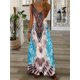 thumbnail image 2 of Nuevos vestidos de verano sin mangas con cuello halter para mujer, vestidos sexis con tirantes finos y estampado tie-dye, vestidos largos para vacaciones en la playa en Hawái 2024., 2 of 5