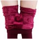 thumbnail image 5 of Leggings cálidos de invierno para mujer: pantalones gruesos de terciopelo de poliéster, cintura alta, elásticos, 85-110 cm de cadera, 89 cm de largo, para uso diario/casual/deportivo, 5 of 5