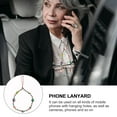thumbnail image 3 of PTOOTP Assorted Color Handmade Braided Phone Lanyard Portable Hanging Accessory for Women 1Pc, 3 of 8