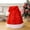 C, variant on Single-Layer Red Velvet Christmas Hat with Foil Snowflake Print, Xmas Decorations, Holiday Party Wear Costume Accessory for Adults & Family