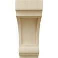thumbnail image 2 of Ekena Millwork 4 3/4"W x 6"D x 12"H Diane Recessed Wood Corbel, Rubberwood, 2 of 4