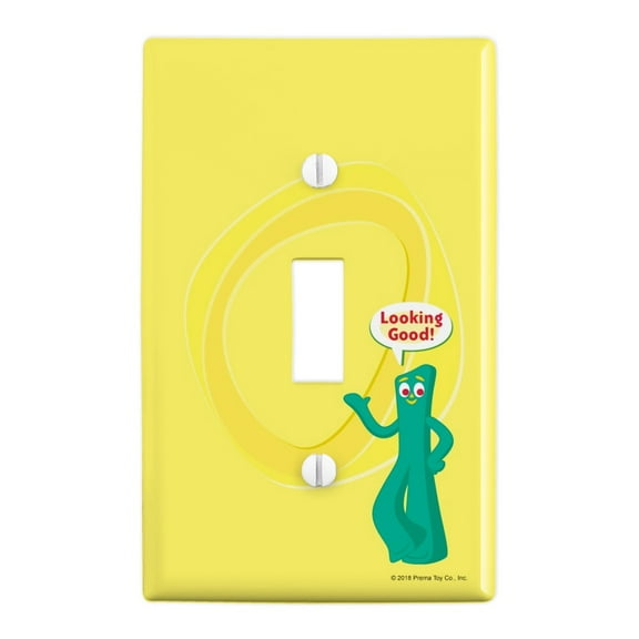 Looking Good! - Gumby Plastic Wall Decor Toggle Light Switch Plate Cover
