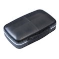 thumbnail image 2 of Trayknick 8 Grids Pill Box Classified Large Capacity Dust-proof Independent Division Pill Case for Travel Black, 2 of 13