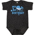 thumbnail image 3 of Inktastic Nautical My 1st Birthday with Blue Whale and Anchor Boys or Girls Baby Bodysuit, 3 of 5