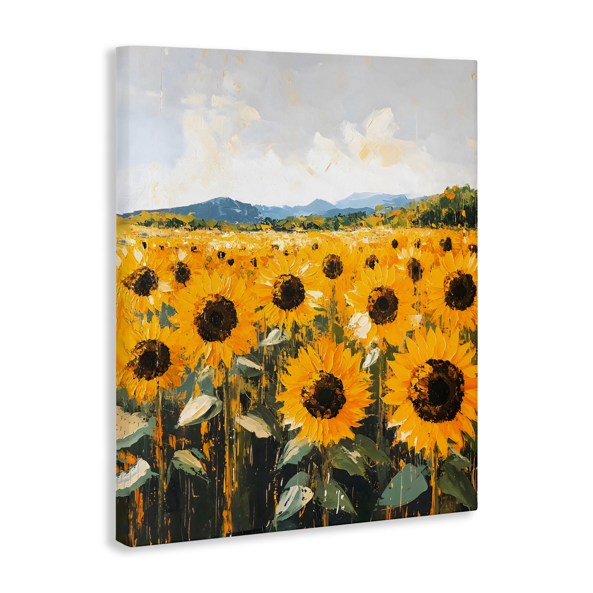 Stupell Industries Beautiful Sunflowers in Field Canvas Wall Art, design by Creative Studio