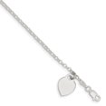 thumbnail image 1 of 925 Sterling Silver Heart Charm Bracelet, 1 of 2