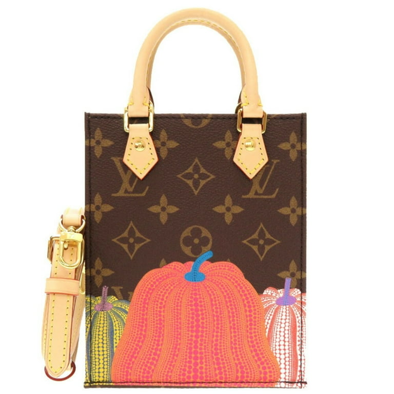 Authenticated Used Louis Vuitton Monogram Dot Petite Sac Pla x YK Yayoi  Kusama Pumpkin M82112 Handbag Bag 