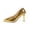 Gold, variant on Women's Pumps Wedding Dress Shoes Slip on Stiletto Pumps High Heels Pumps Closed Pointed Toe Casual Classic Office Solid Color Shoes