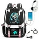 thumbnail image 4 of Hatsune Miku Mochila Para Mujeres Bolsa Escolar Portátil Bagpack Para Hombres De Estudiante De Viaje (Interfaz USB E Auricular), 4 of 4