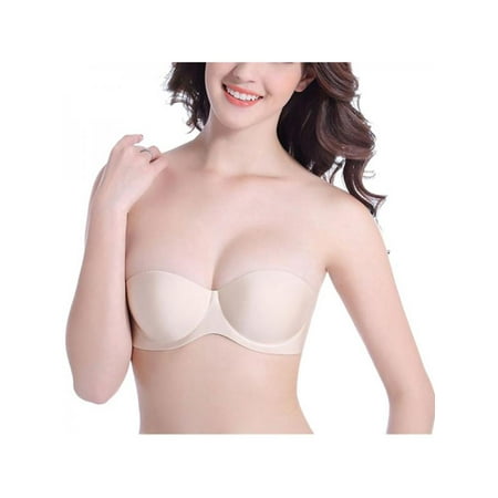 

Women s Push Up Strapless Bra Stay Put Strapless Push Up Underwire Lift Bra