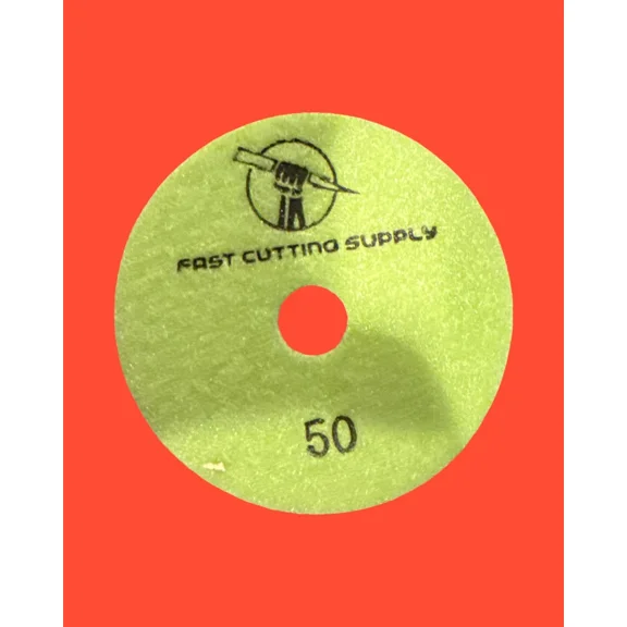 Fast Cutting Supply Diamond Polishing Pad 50 Grit, Professional Stone Grind
