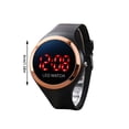 thumbnail image 3 of TIELUTT Digital Sports Function Watch Outdoor Sports Watch LED Electronic Actical Wrist Watch Watch Fitness Bracelet Test Silver Bracelet Ladies Bocce Clocks Exercise Clock, 3 of 6