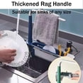 thumbnail image 4 of Updated Telescopic Sink Storage Rack, Telescopic Sink Storage Rack Adjustable, Sink Rack for Top of Sink, Multifunctional Sponge Holder Storage Tray with Towel Hanger, 4 of 9