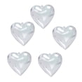 thumbnail image 4 of 5 bolas de adorno rellenables en forma de corazón, bolas artesanales DIY, bolas colgantes de Navidad para fiesta de , decoración de regalos del , M M, 4 of 8