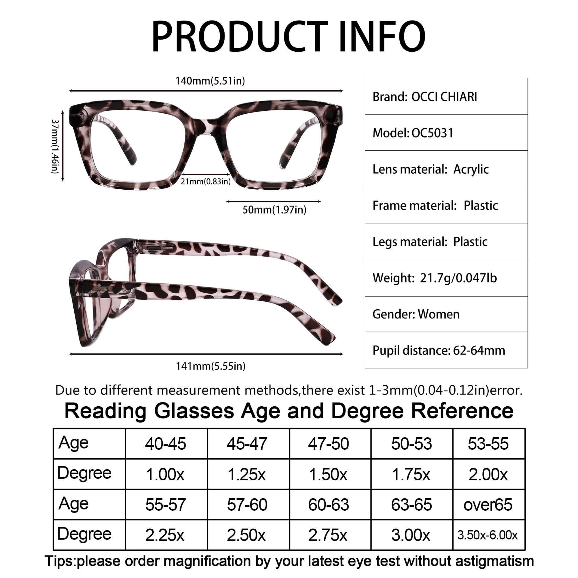 4 Pack Womens Reading Glasses 1.5 Large Readers 1.00 1.50 2.00 2.50 3.00 3.50 Designer Ladies 1.50 Reader Glasses with Spring Hinges and Acrylic Lens, Anti Glare, Relieve Eyestrain