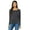 Gray, variant on Bella + Canvas Ladies' Flowy Long-Sleeve Off Shoulder T-Shirt - 8850
