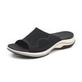 thumbnail image 6 of Mostsola Slippers for Women Casual Mesh Slip on Shoes Open Toe Arch Support Slides Sandals, 6 of 9