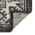 thumbnail image 6 of Rugs.com Outdoor Aztec Collection Rug – 8 Ft Runner Charcoal Gray Flatweave Rug Perfect For Hallways, Entryways, 6 of 6